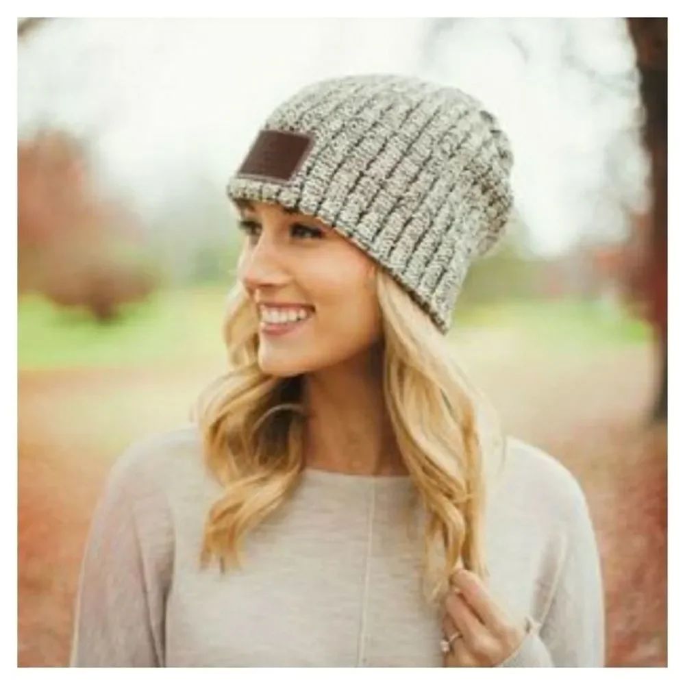 Love Your Melon Knitted Cotton Beanie Hat